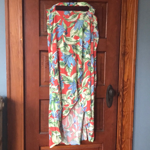 Two-Piece Hawaiian-Style Print Cami and Skirt - Picture 4 of 5